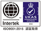 ISO9001:2015 認証取得