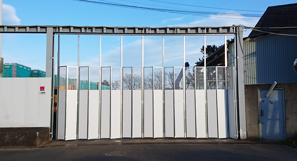既存のゲートフレームを再利用した特注ゲート設置工事